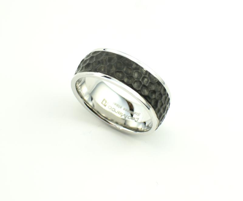 Ringe Silber, Edelstahl ,Leder