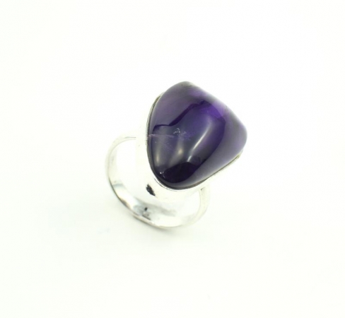 Damenring Amethystin 925-Silbergefasst