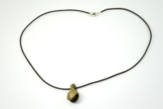 ​​​​​​​Leder Halskette mit Zwischenteil und 925 Silber Verschluss