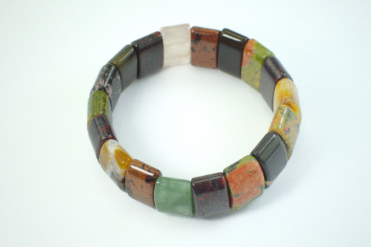 Multicolor Armbandgewlbt ca. 10 x 20 mm