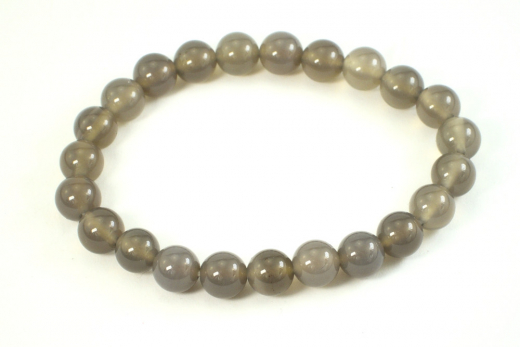 Rauchquarz Kugelarmband ca. 8 mm