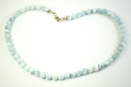 A - Qualitt Larimar Halskette mit 925er Silber