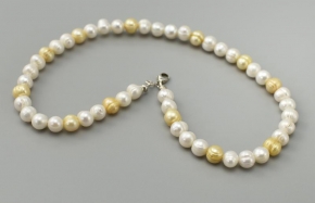 Swasser Perlenkette mit 925er Silber