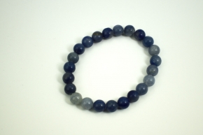 Achat-Armband auf Elastikband