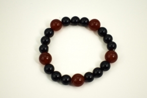 Onyx, Carneol elastische Armband