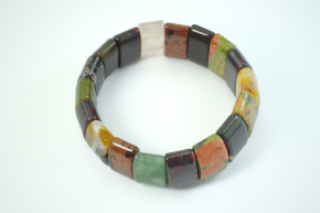 Multicolor Armbandgewlbt ca. 10 x 20 mm